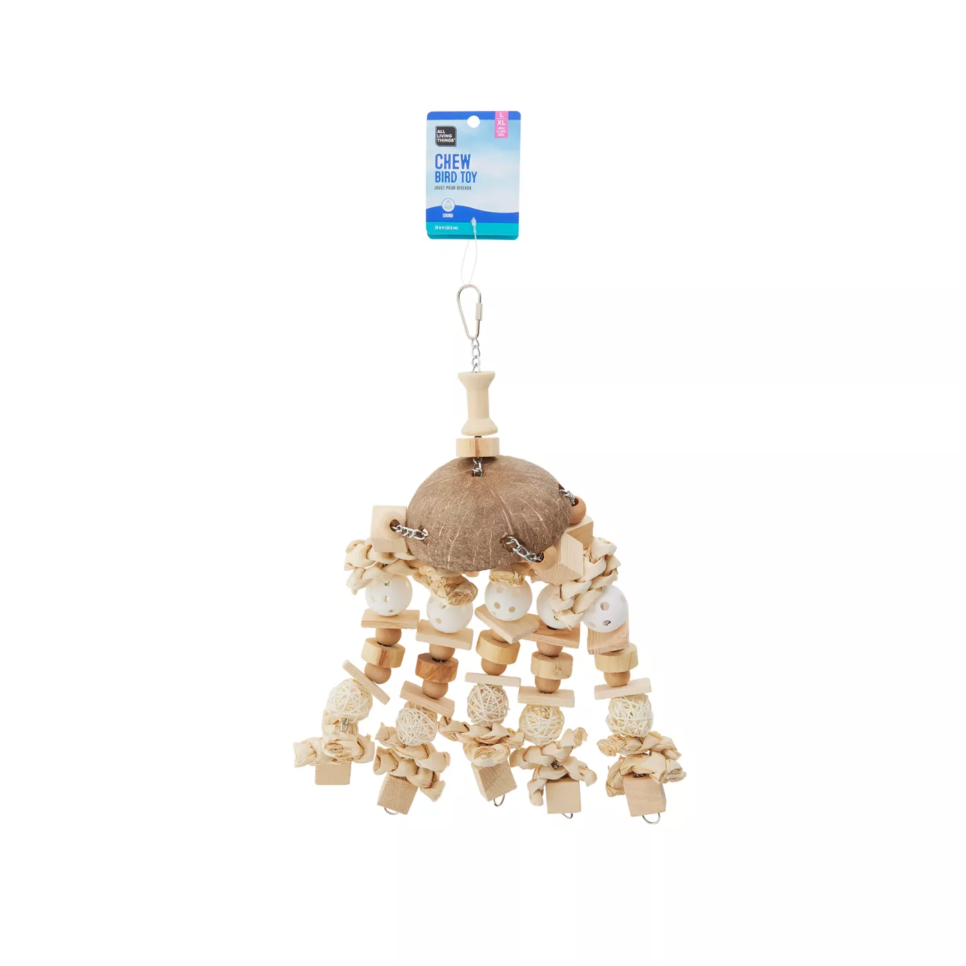 Product All Living Things® Pet Bird Hanging Coconut Toy