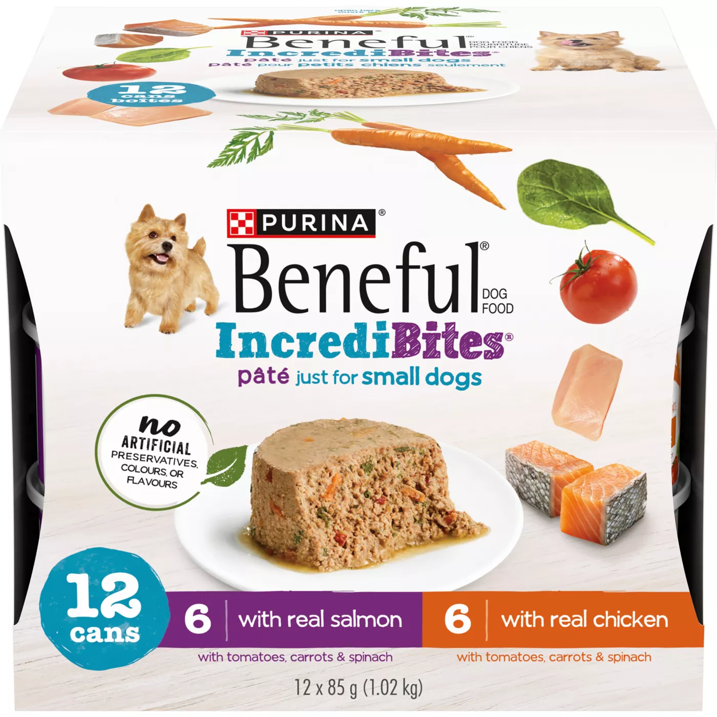 Purina Beneful IncrediBites Wet Dog Food Chicken Salmon