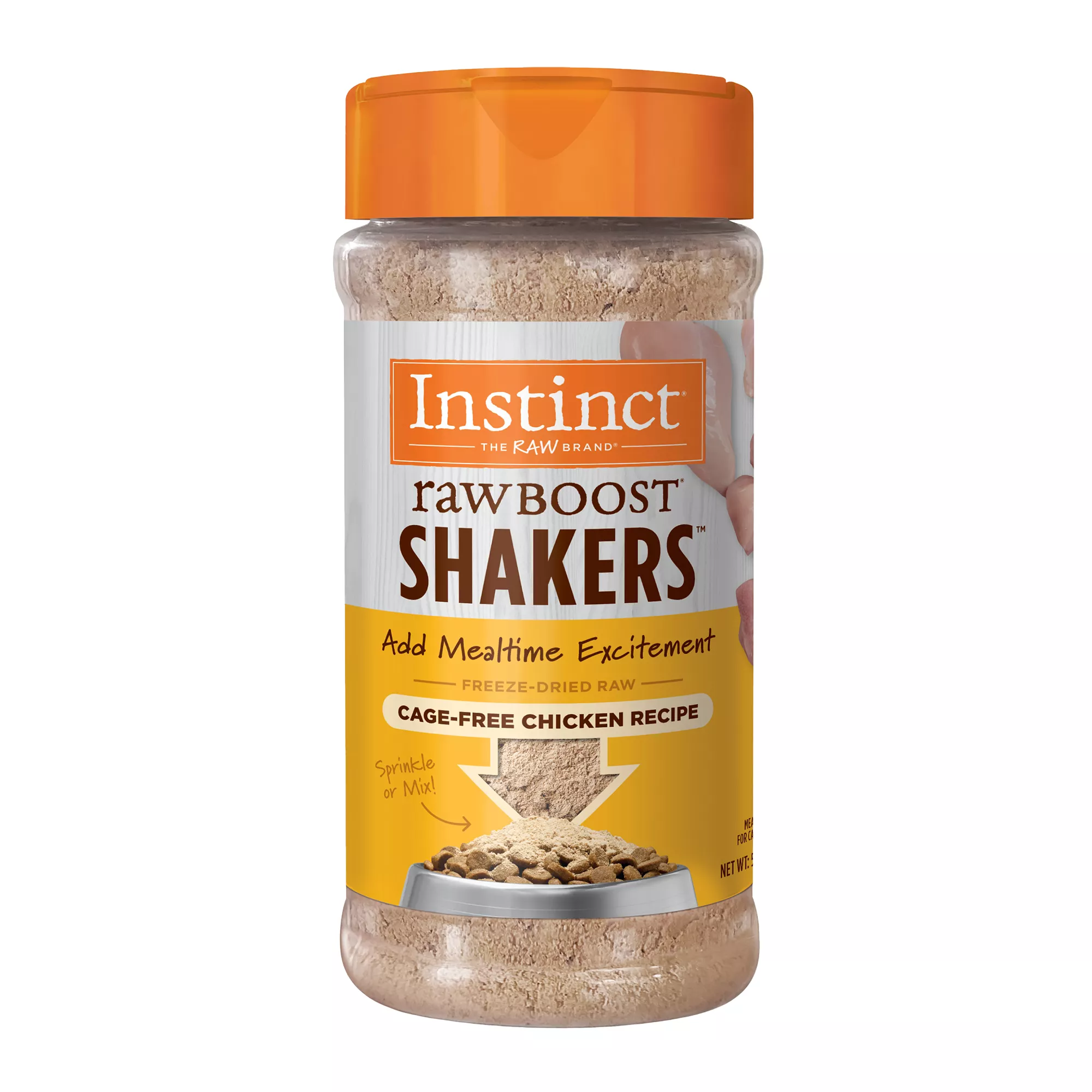 Instinct RawBoost Shakers Cat Food Topper - Freeze Dried, Chicken Recipe, 5.5 OZ