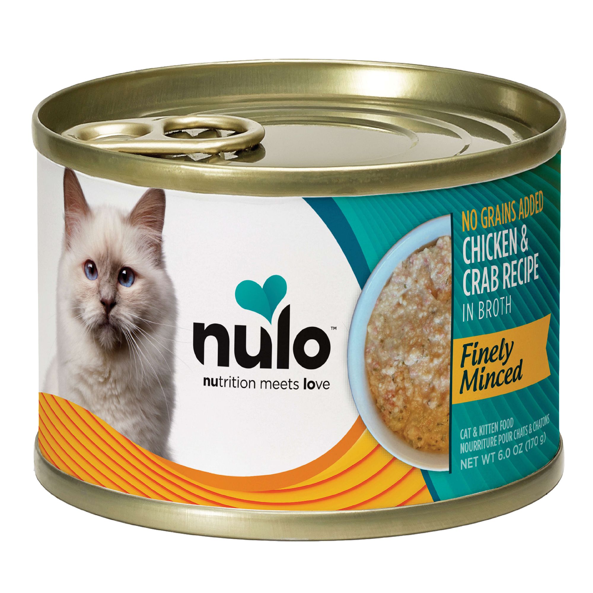 Nulo Cat & Kitten Wet Food - Finely Minced, Grain Free, 6 Oz | cat Wet ...