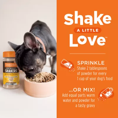 Product Instinct® RawBoost Shakers Dog Food Topper - Freeze Dried Raw, Grain Free, 5.5 OZ