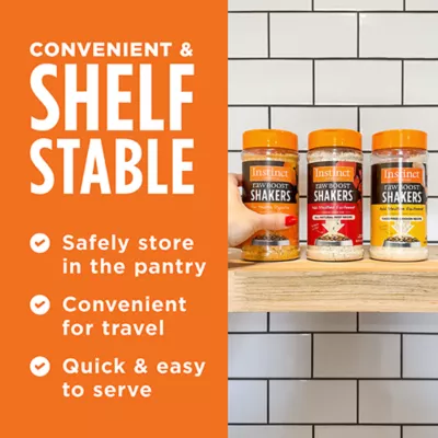 Product Instinct® RawBoost Shakers Dog Food Topper - Freeze Dried Raw, Grain Free, 5.5 OZ