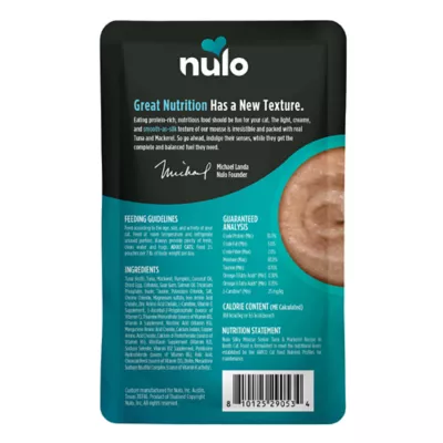 Product Nulo MedalSeries Senior Wet Cat Food - High-Protein, Silky Mousse, 2.8 Oz.