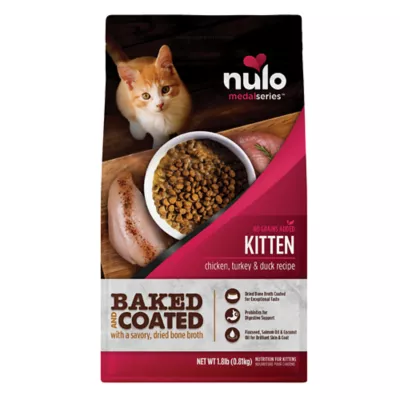 Product Nulo Baked and Coated Kitten Food - Grain Free, Chicken, Turkey & Duck
