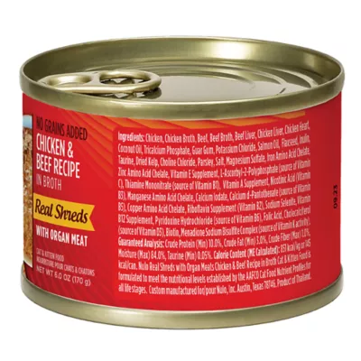 Product Nulo Real Shreds All Life Stages Wet Cat Food - Grain Free, In Broth, 6 Oz