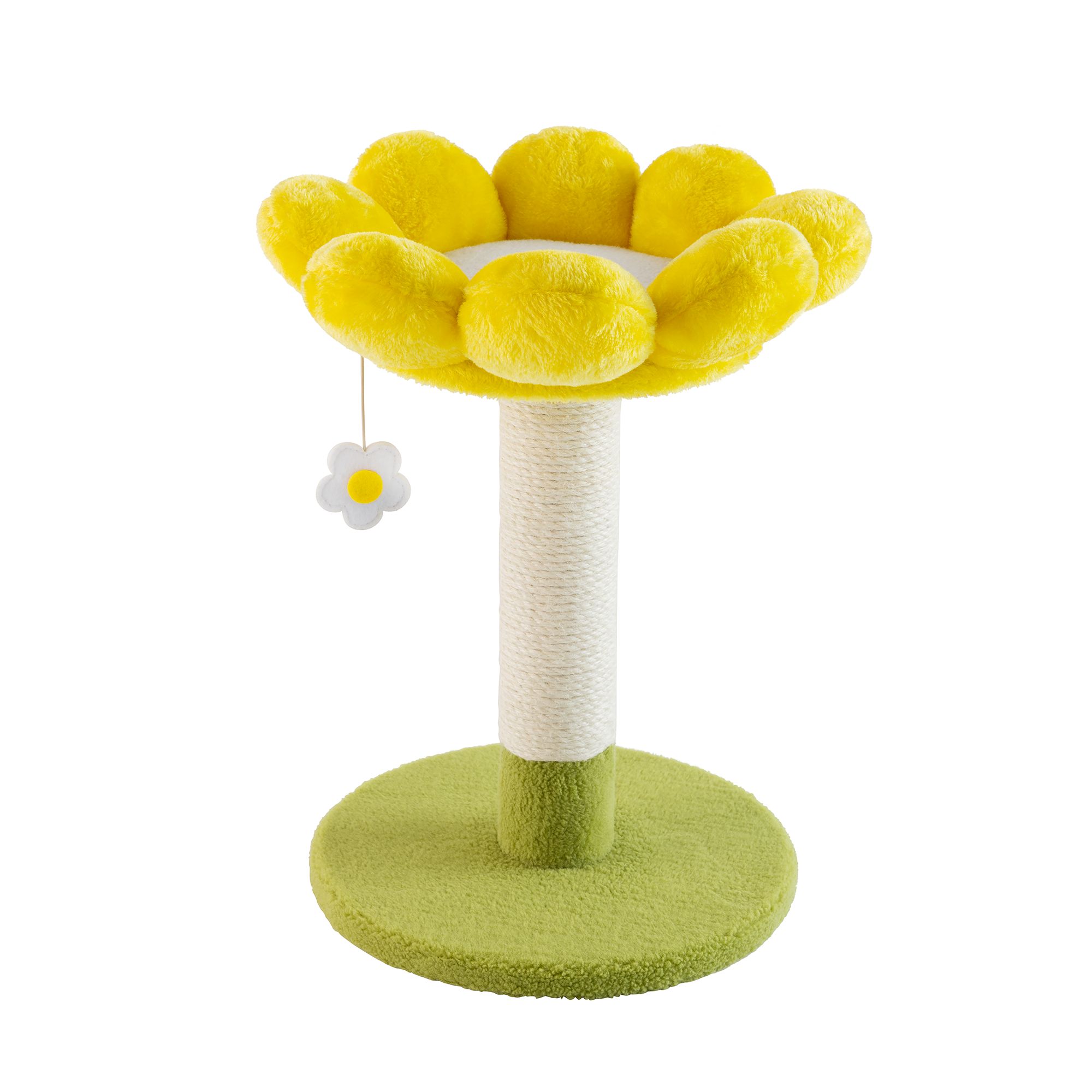 Whisker City Flower Yellow Scratching Post PetSmart