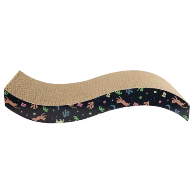Product Whisker City® Space Cat Wavy Basic Corrugate Cat Scratcher