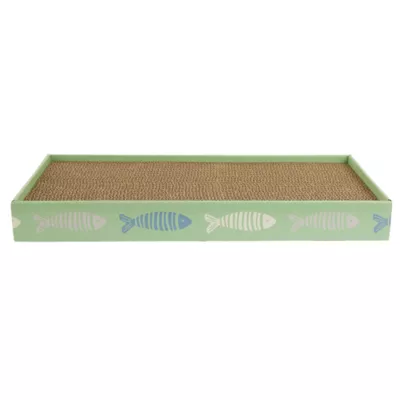 Product Whisker City® Fish Double-Wide Basic Corrugate Cat Scratcher