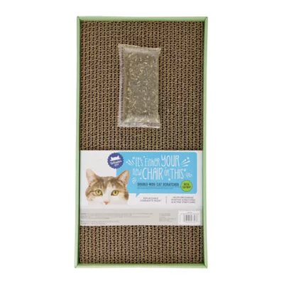 Product Whisker City® Fish Double-Wide Basic Corrugate Cat Scratcher
