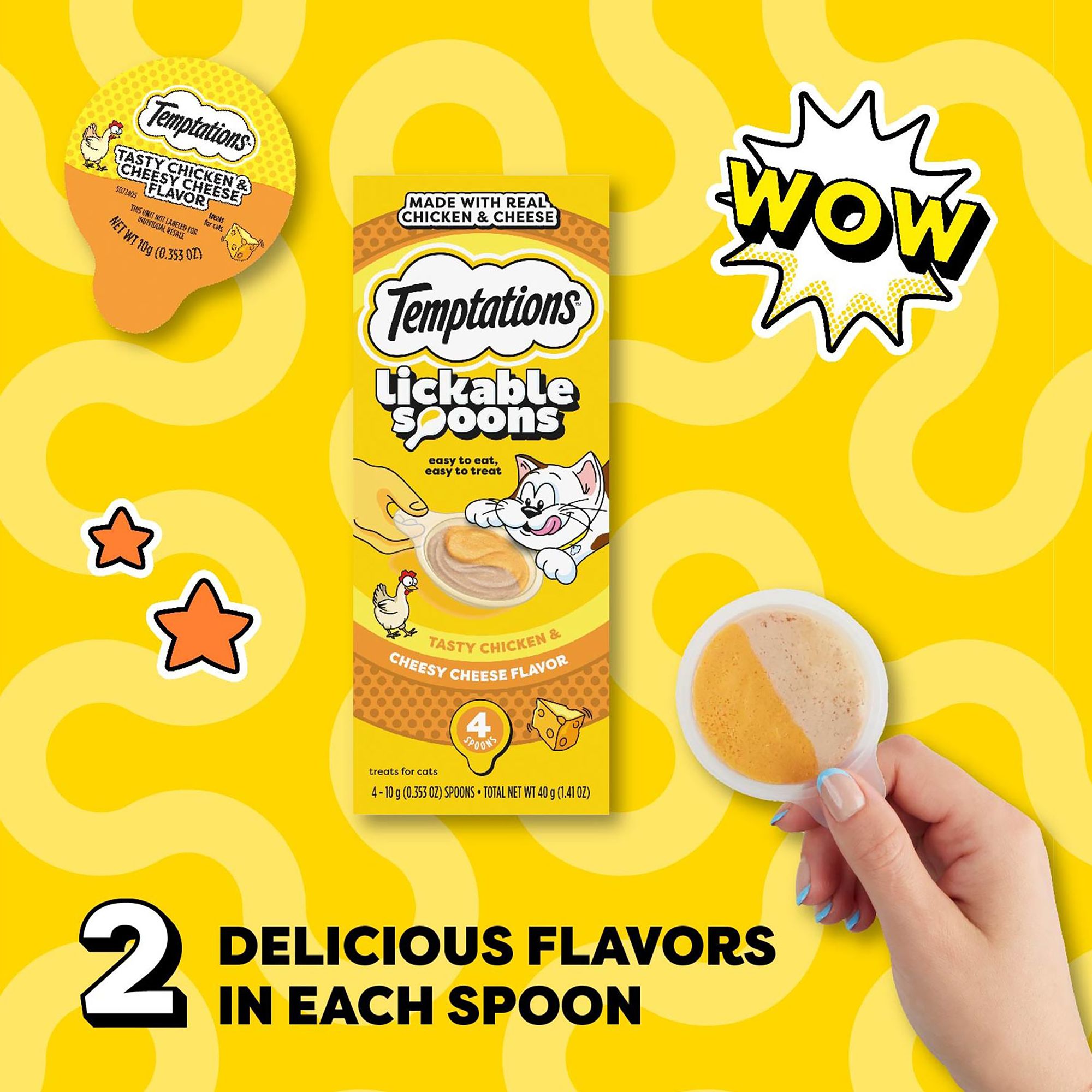 Temptations&trade; Lickable Spoons Cat Treats - 1.4 oz - thumbnail 5