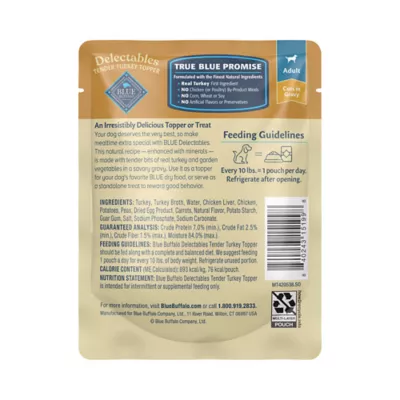 Product Blue Buffalo® Delectables Adult Wet Dog Food Topper - 3 oz