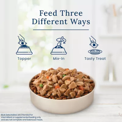 Product Blue Buffalo® Delectables Adult Wet Dog Food Topper - 3 oz
