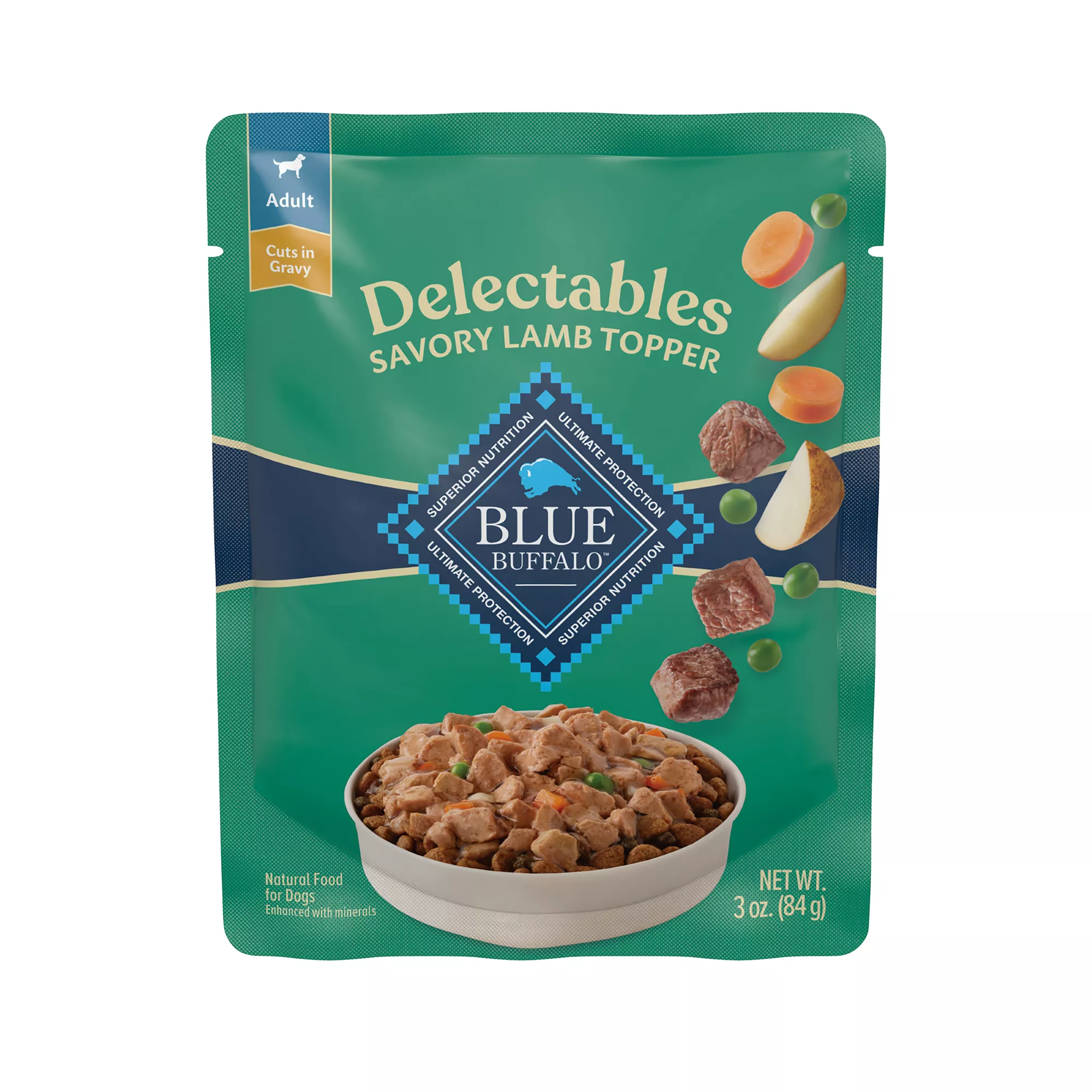 Blue Buffalo® Delectables Adult Wet Dog Food Topper - Natural 3 oz