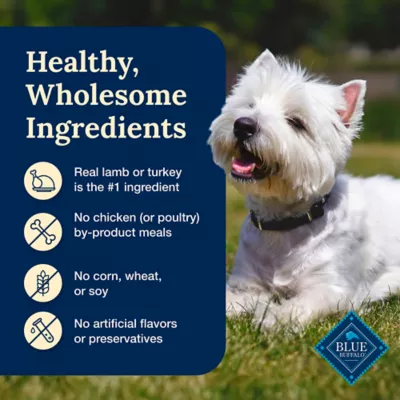 Blue Buffalo Delectables Variety Pack Adult Dog Food Topper - Lamb & Turkey, 3 oz, 12 Count - Image 6