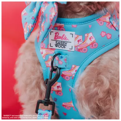 Product Sassy Woof Barbie On a Roll Dog Harness