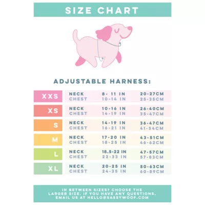 Product Sassy Woof Barbie Closet Goals Dog Harness