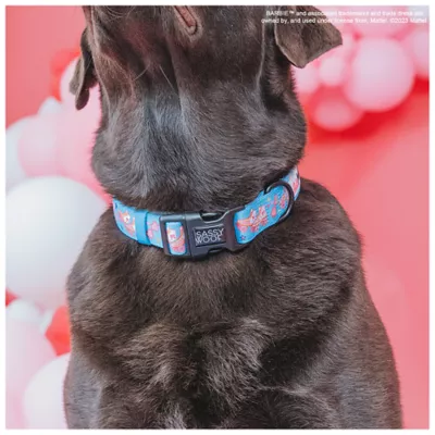 Product Sassy Woof Barbie On a Roll Dog Collar