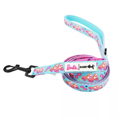 Product Sassy Woof Barbie On a Roll Dog Harness, Leash and Waste Bag Holder Bundle