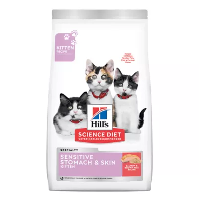 Product Hill's Science Diet Kitten Dry Food - Sensitive Stomach and Skin, Salmon & Brown Rice