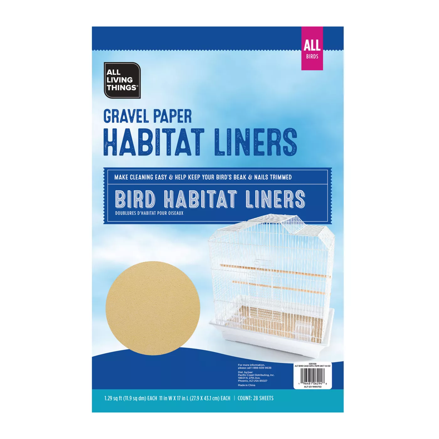 All Living Things Gravel Paper Bird