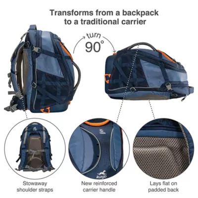 Product Kurgo G-Train Backpack, Dog and Cat Carrier, Black