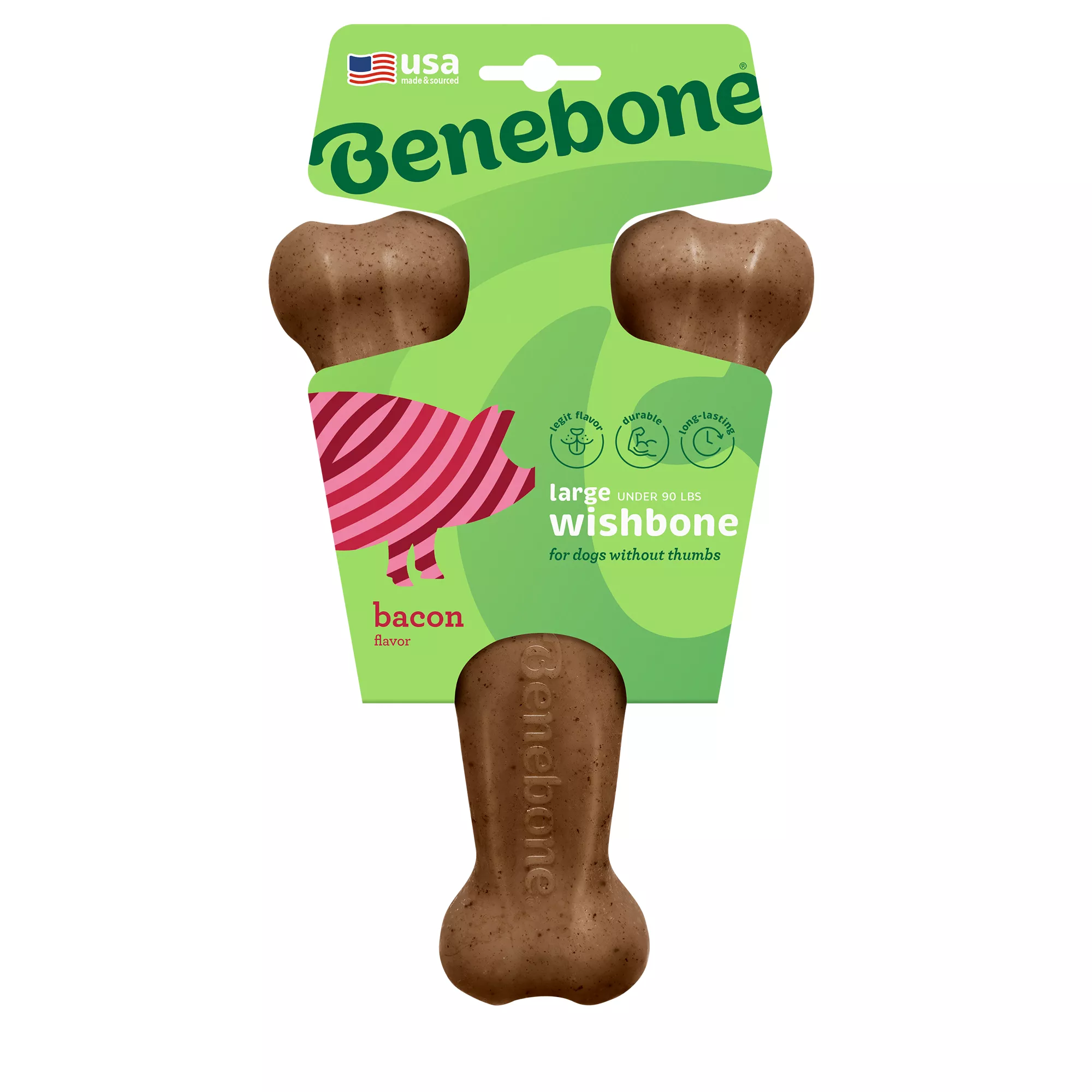 Benebone Wishbone Bacon Flavored