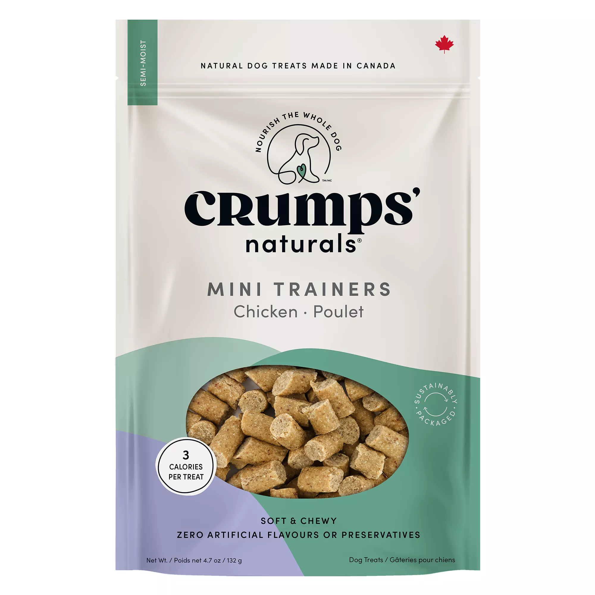 Crumps' Naturals Mini Trainers Dog Treats - Chicken