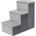 TRIXIE Velour Foldable 3-Step Pet Stairs with Storage image thumbnail 1