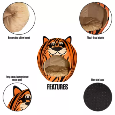 Maccabi Art Tiger Igloo Pet Bed - Image 2
