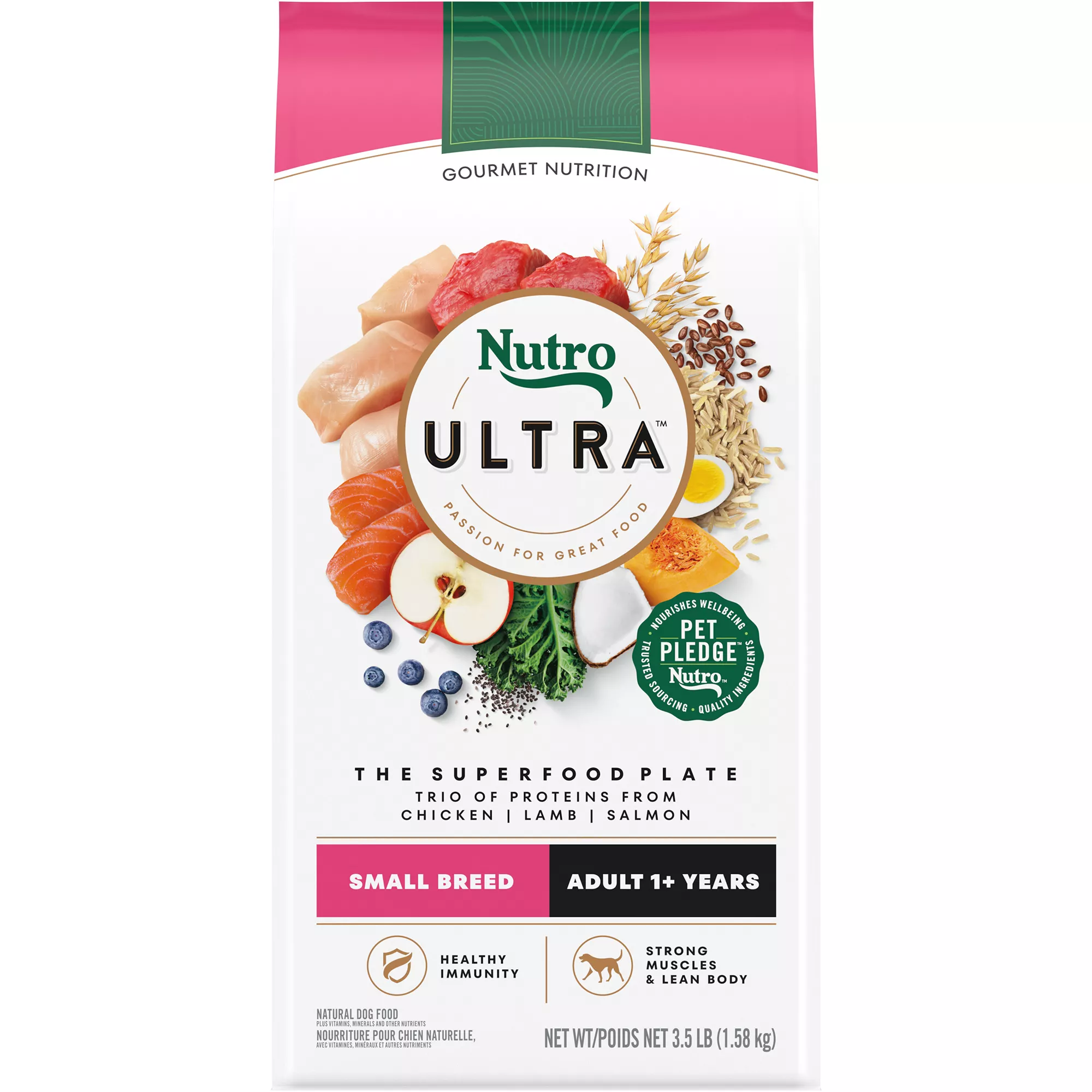 NUTRO ULTRA&trade; Small Breed Adult Dry Dog Food - Chicken, Lamb, Salmon