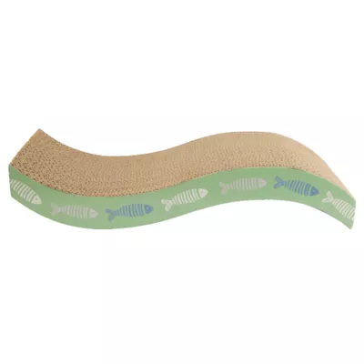 Product Whisker City® Fish Wavy Basic Corrugate Cat Scratcher
