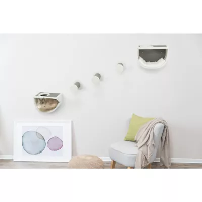 Product TRIXIE Eden Wall Mount Cat Tree Set 2 Condos with 3 Steps
