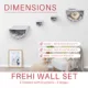 Product TRIXIE Frehi Wall Mount Cat Tree Set 2 Condos and 2 Steps