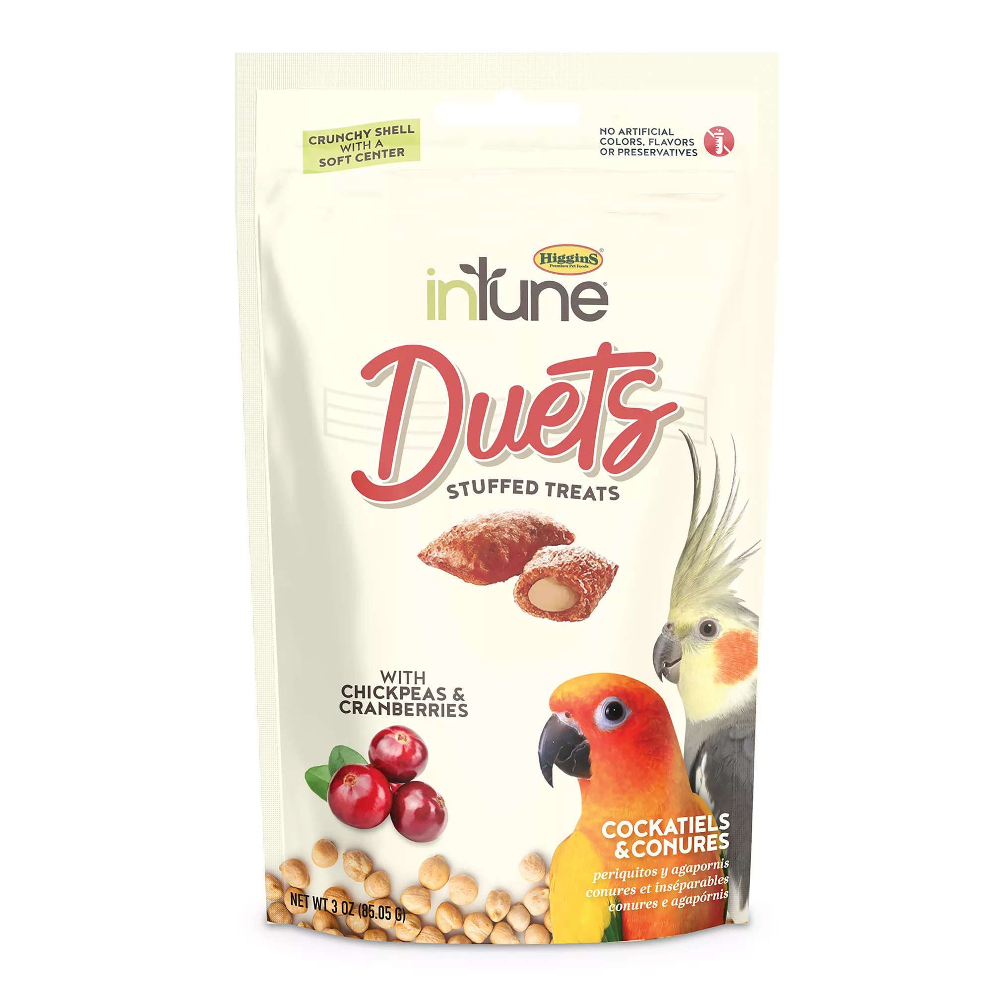 inTune Duets Chickpeas and Cranberry Bird Treat