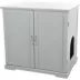 TRIXIE XL Wooden Litter Box Enclosure with Storage Drawer image thumbnail 1