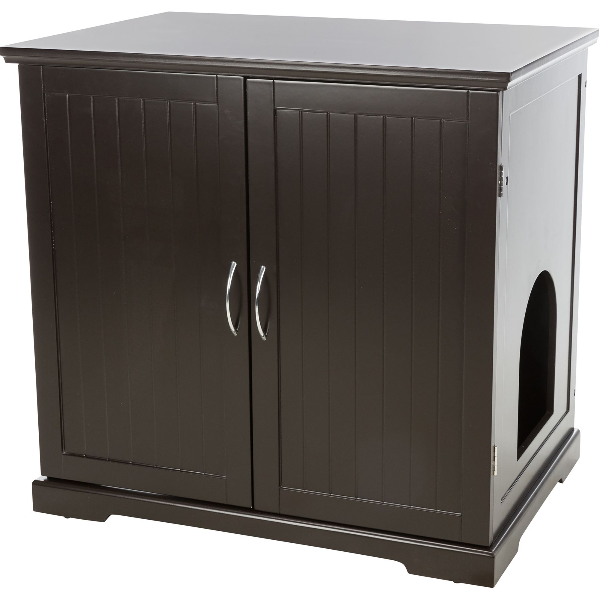 TRIXIE XL Wooden Litter Box Enclosure with Storage Drawer