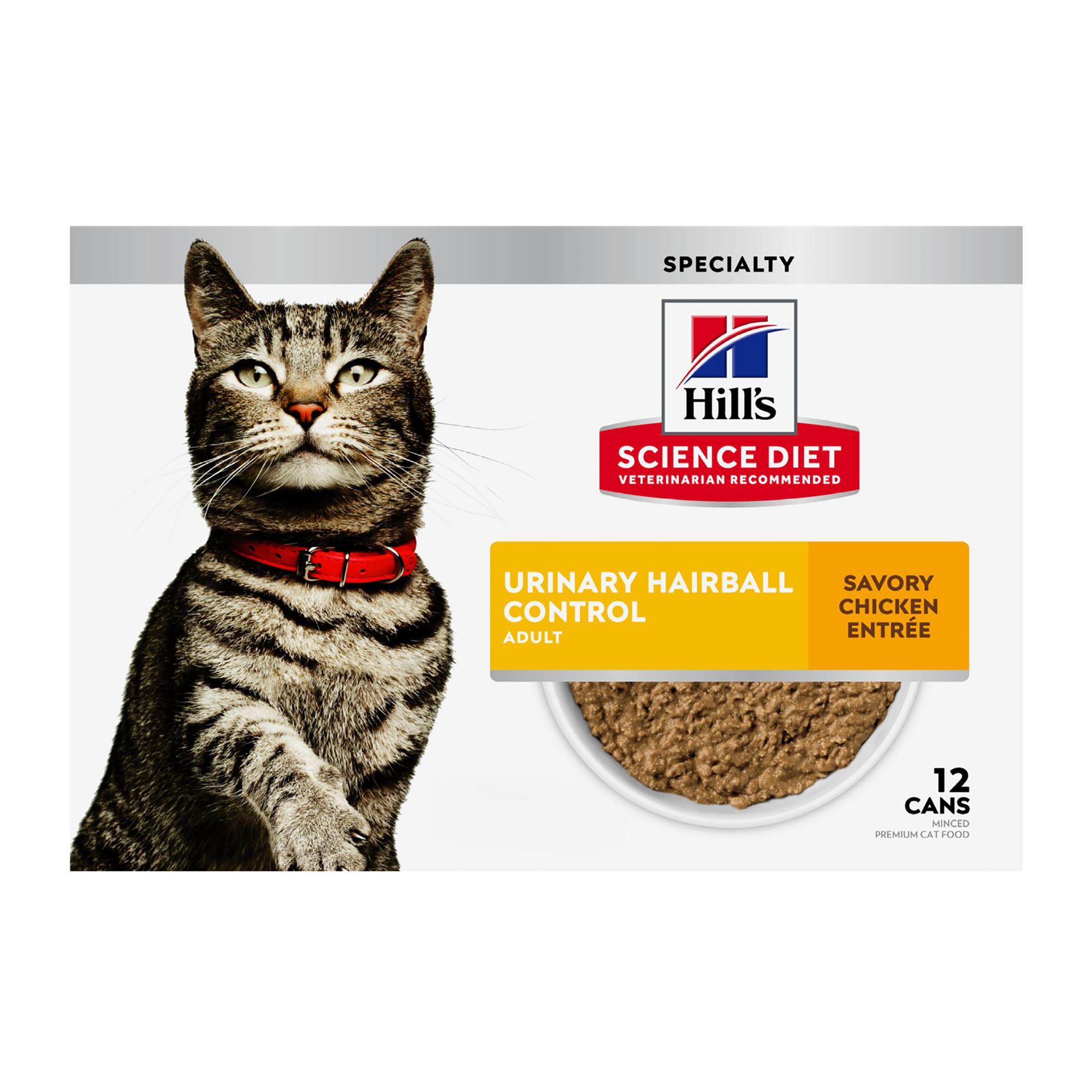 Hill's science diet urinary and hairball control cat food best sale