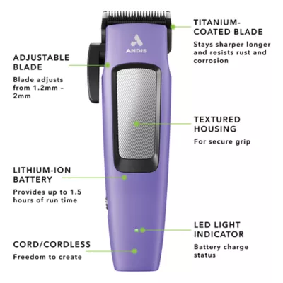 Product Andis EasyClip Cordless II Adjustable Clipper