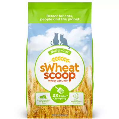 Product sWheat Scoop Clumping Multi-Cat Wheat Cat Litter - Natural