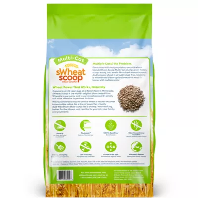 Product sWheat Scoop Clumping Multi-Cat Wheat Cat Litter - Natural