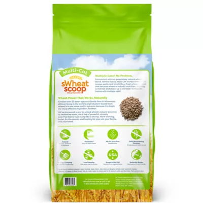 Product sWheat Scoop Clumping Multi-Cat Wheat Cat Litter - Natural