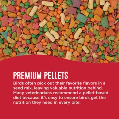 Product All Living Things® Large Parrot Fruit Pellets Bird Food