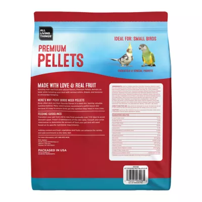 Product All Living Things® Cockatiel Fruit Pellets Bird Food