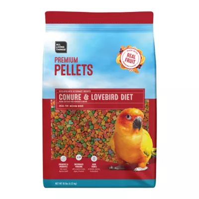 Product All Living Things® Consure and Lovebird Fruit Pellet Bird Food