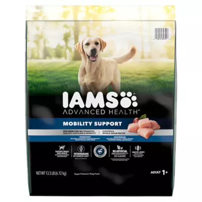 IAMS Advanced Health Mobility Support Adult Dry Dog Food Chicken Whole Grain