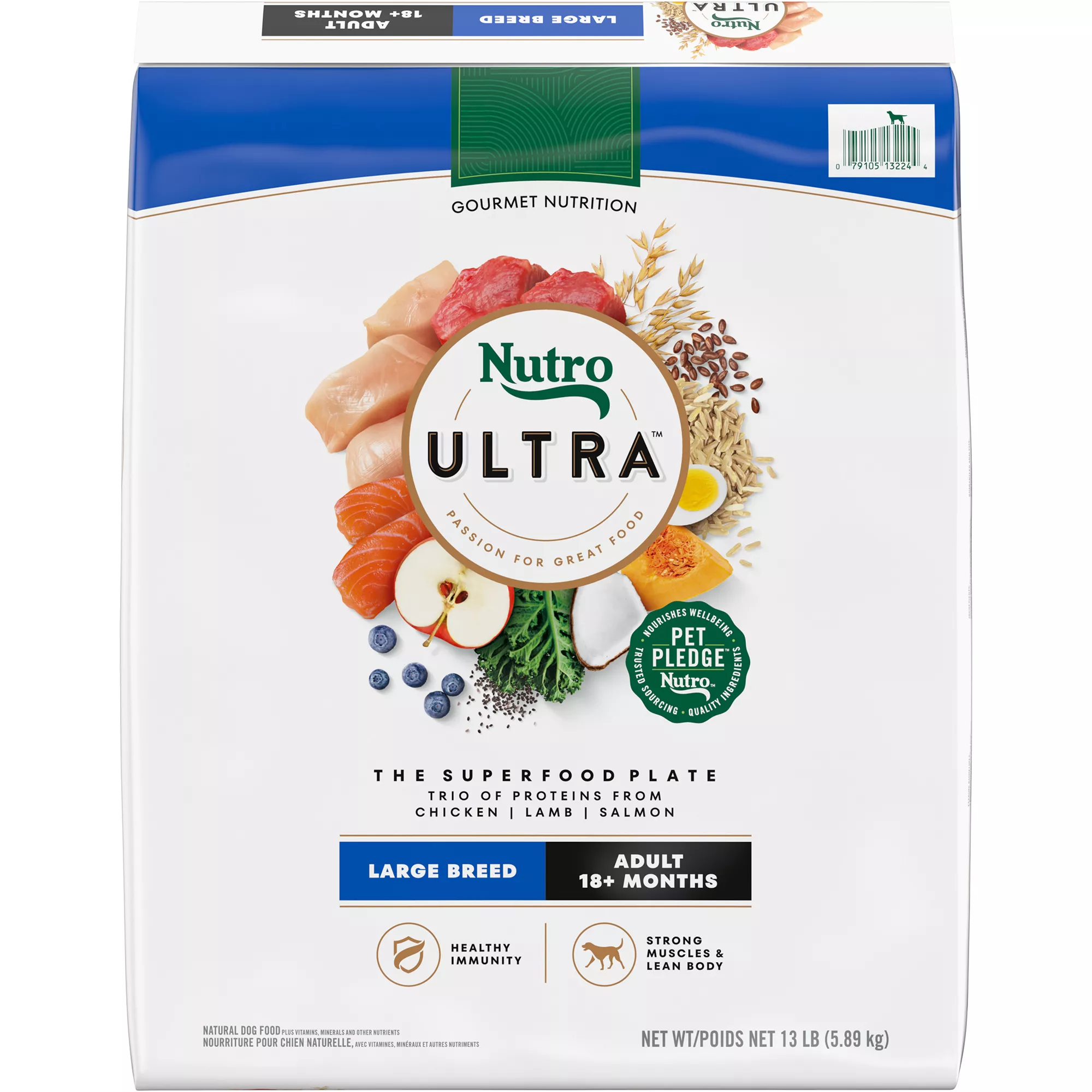 NUTRO ULTRA&trade; Large Breed Adult Dry Dog Food - Chicken, Lamb, Salmon