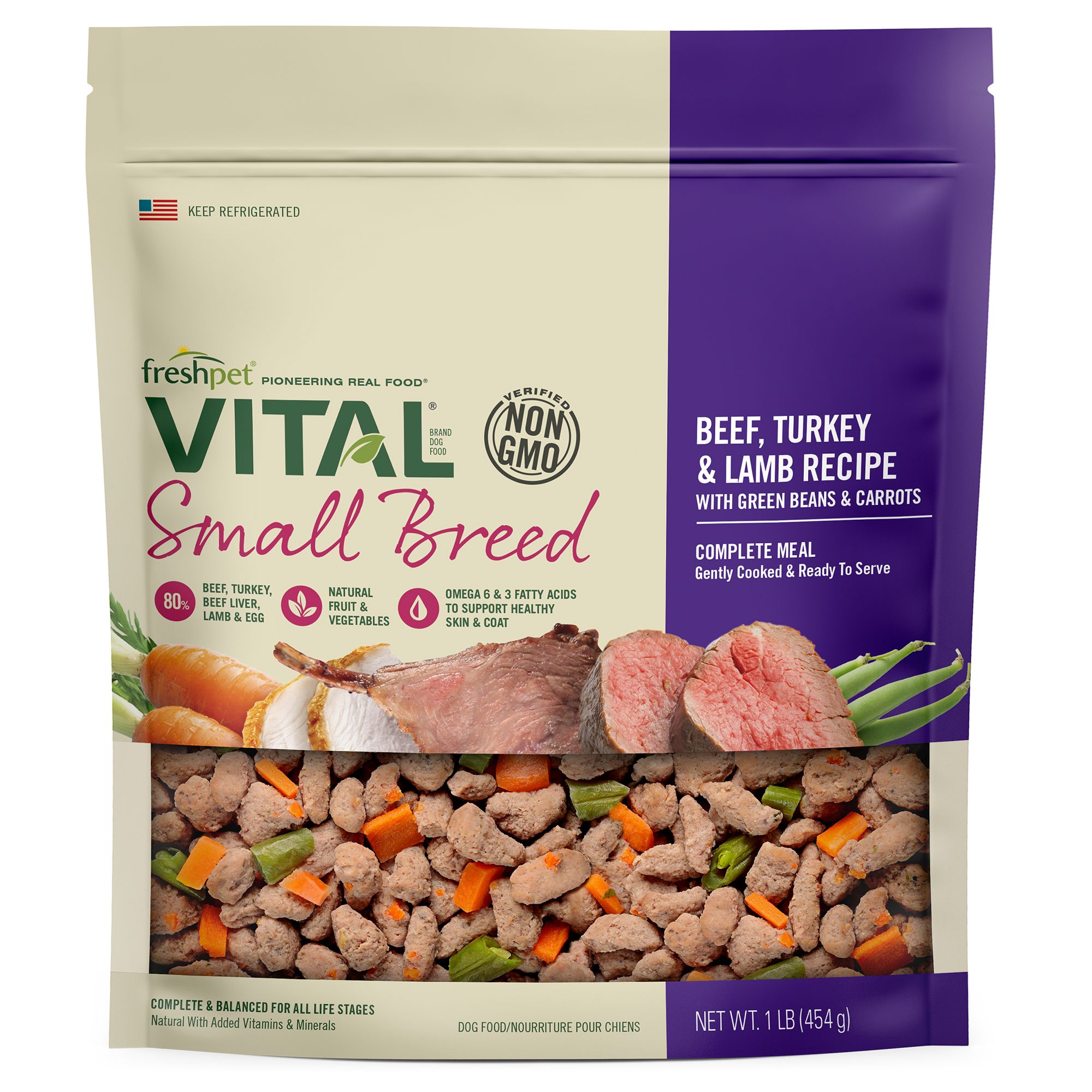 Freshpet Vital Grain Free Complete Meals Small Breed All Life Stage Dog Food