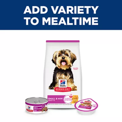 Product Hill's Science Diet Small & Mini Adult Dog Wet Food - Beef & Barley Entree, 8 oz