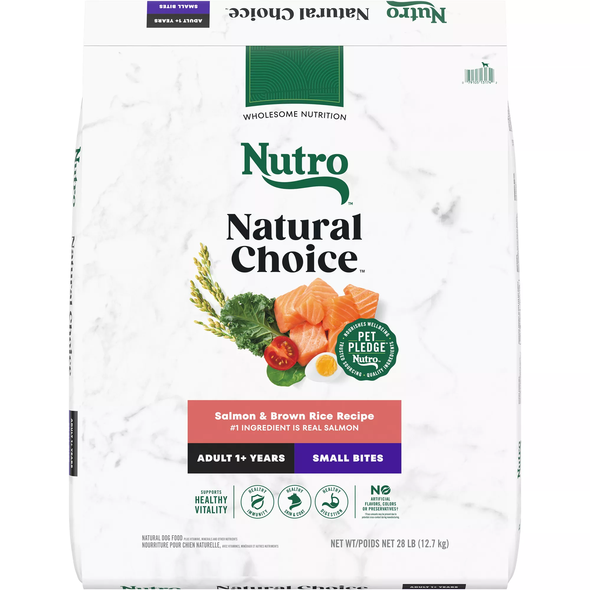 Nutro Natural Choice Adult Dog Food - Salmon & Brown Rice, Small Bites