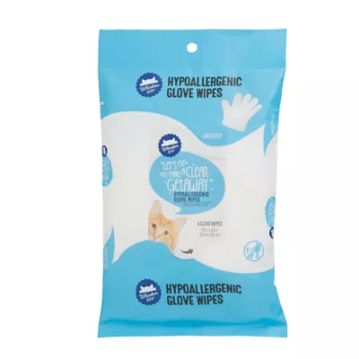 Product Whisker City® Unscented Hypoallergenic Grooming Glove Wipes